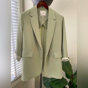 Wilfred Cherrelle Blazer in Silver Sage Green